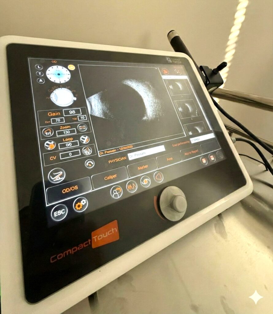 ecografia-oculare-ponticello-eye-clinic-macchinario